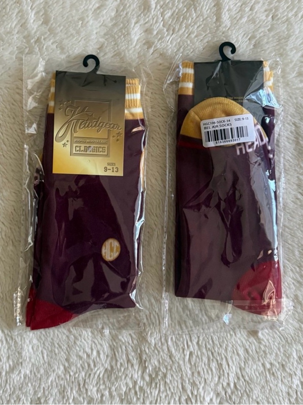 Men’s Graphic Socks, Bel Air Academy, 2 Pair for 1 Price, NWT